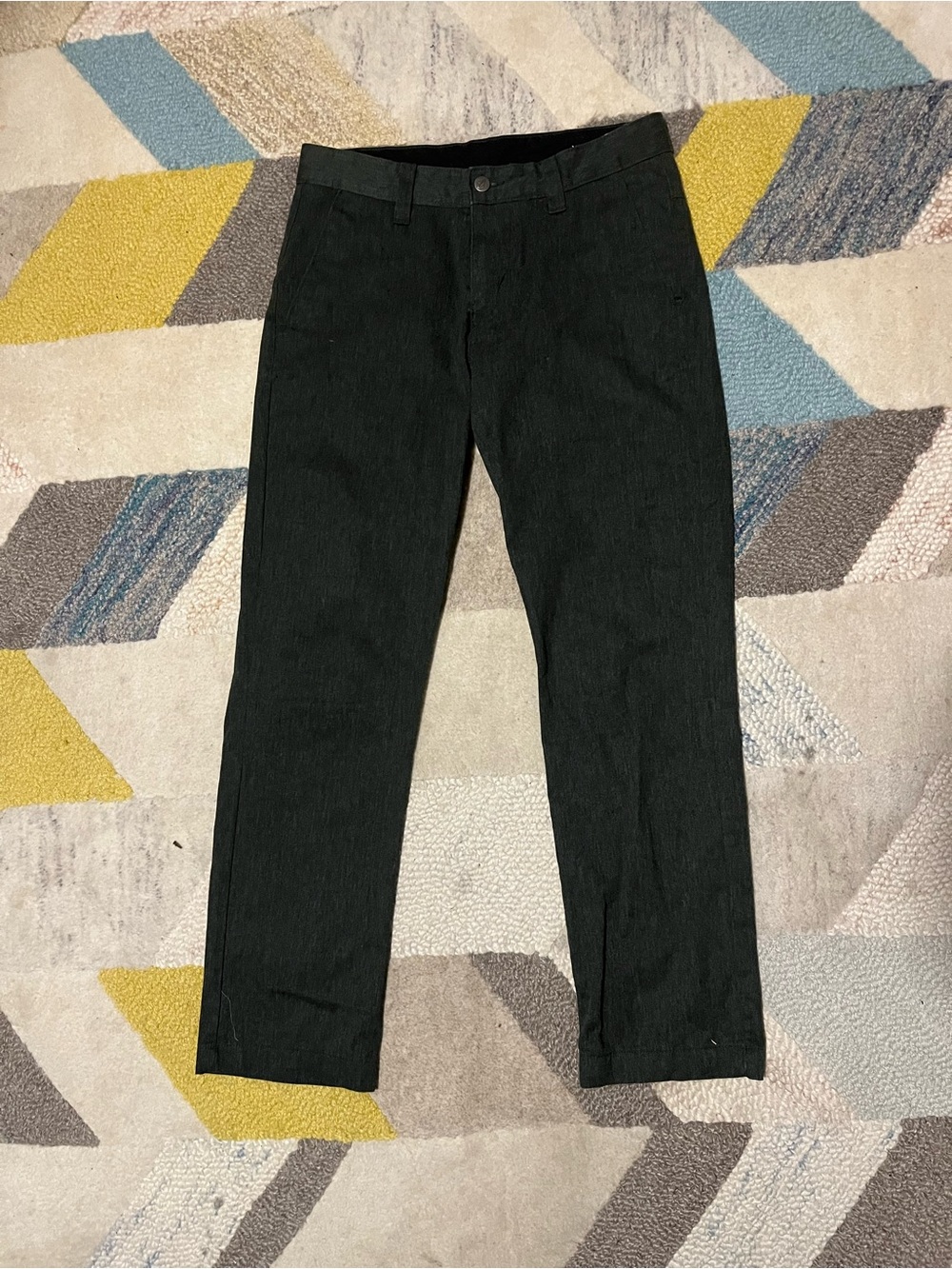 Volcom Men's Dark Charcoal Dress Pants
